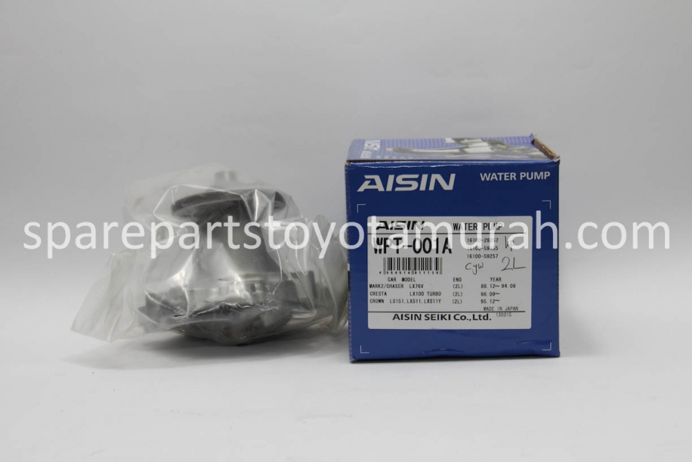 AISIN Engine Water Pump WPT-106 – For Toyota Matrix, Pontiac Vibe, Chevy Prizm 1.8L