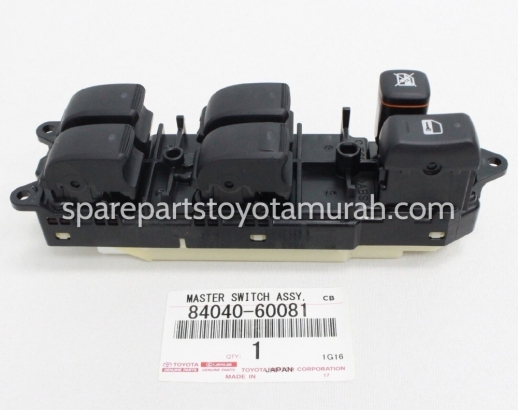 Master Switch Sentral Kaca Pintu Depan Kanan Original Toyota Land Cruiser VX100